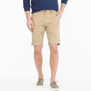J. Crew Essential Chino Khaki Shorts.